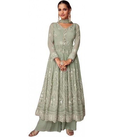 Special Occasion Wear Pakistani Stylish Fashion Salwar Kameez Sharara Palazzo Suits Choice-2 $51.45 Suits