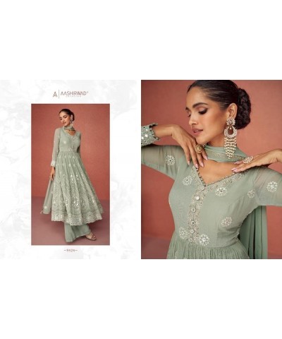 Special Occasion Wear Pakistani Stylish Fashion Salwar Kameez Sharara Palazzo Suits Choice-2 $51.45 Suits