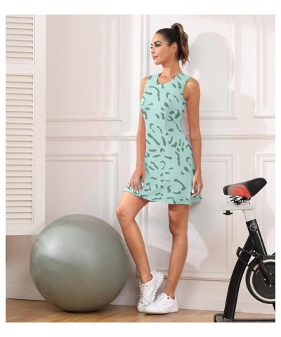 Tennis Dress for Women, Lightweight Sleeveless with Shorts Pockets UPF 50+ Golf Dress Sport Workout Athletic Dresses Zgreen L...