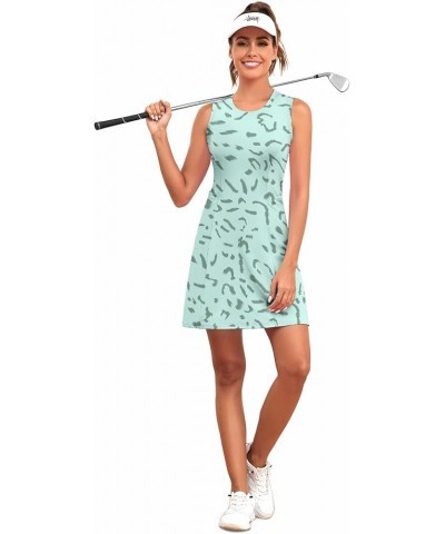 Tennis Dress for Women, Lightweight Sleeveless with Shorts Pockets UPF 50+ Golf Dress Sport Workout Athletic Dresses Zgreen L...