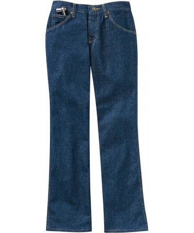 Women's Straight Fit Work Jean Prewashed Denim $12.50 Jeans