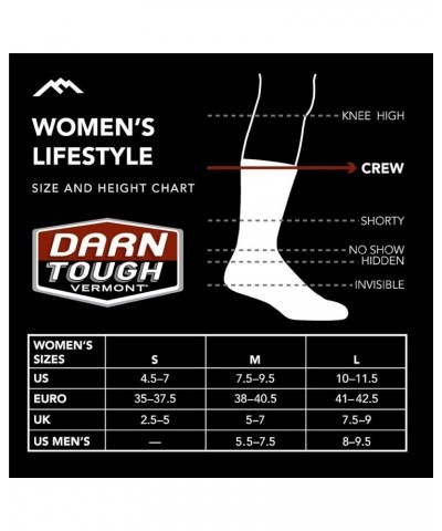 Darn Tough Women's Pixie Crew Lightweight Lifestyle Sock (Style 1692) - Lavender $13.70 Activewear