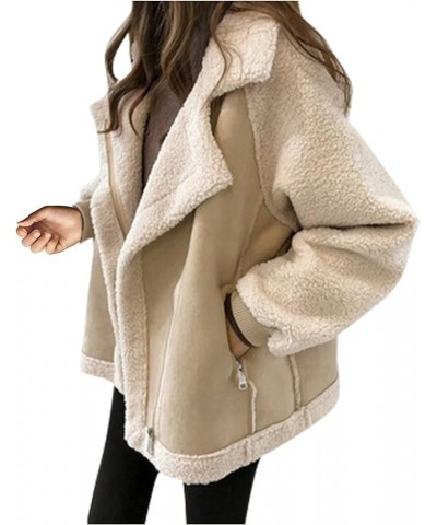 Winter Coats For Women 2023 Warm Clothes Fleece Sherpa Jacket Fuzzy Lightweight Fashion Casual Outerwear Clothing H Beige $12...