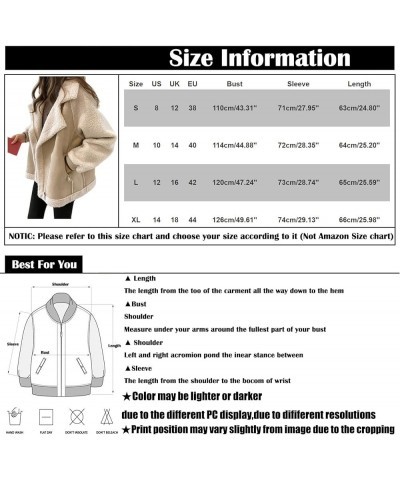 Winter Coats For Women 2023 Warm Clothes Fleece Sherpa Jacket Fuzzy Lightweight Fashion Casual Outerwear Clothing H Beige $12...