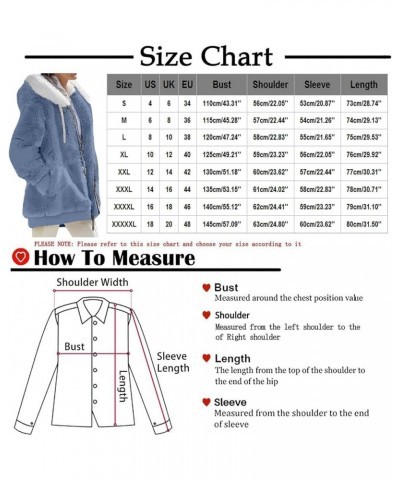 RMXEi jackets for women fashion 2022 Womens Fashion Soild Winter Loose Plush Long Sleeve Zipper Pocket Hooded Coat Cv44-purpl...