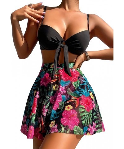 womens Tropical Multi Black B $12.99 Swimsuits