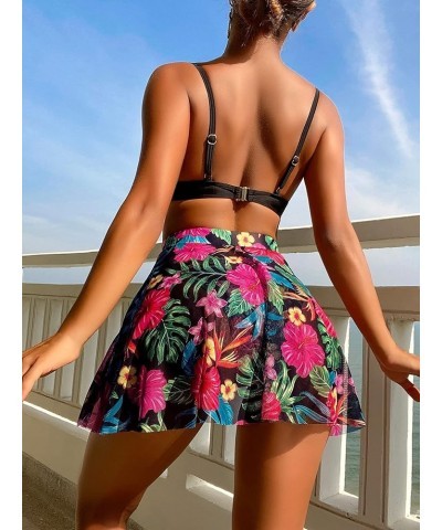 womens Tropical Multi Black B $12.99 Swimsuits