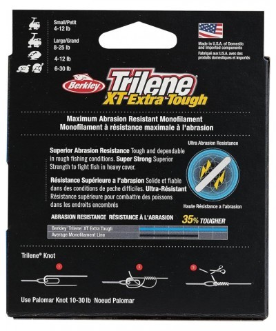 Trilene XT Monofilament Fishing Line 10 Pounds Clear $5.69 Activewear