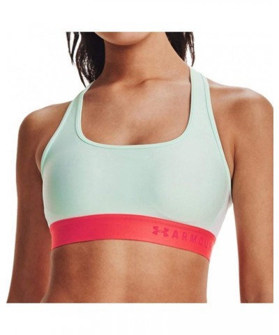 Women's Mid Impact Crossback Sports Bra Seaglass Blue (403)/Beta $10.50 Lingerie