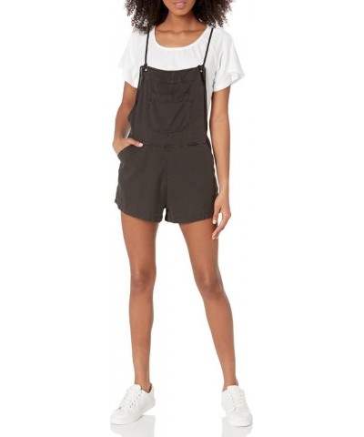 womens Out N About Short OverallRompers Off Black $30.94 Overalls