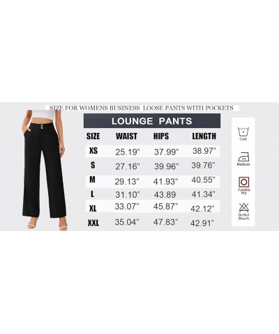 Women Pants Work Business Dressy Trousers Wide Leg High Waisted Slacks with Pockets 29"Inseam B-khaki $20.43 Pants