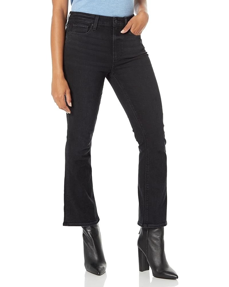 Women's Colette Crop High Rise Flare Raw Hem in Black Caviar Black Caviar $43.44 Jeans