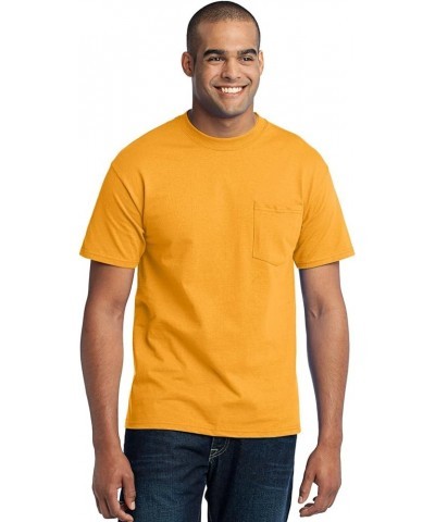 Port & Company - Core Blend Pocket Tee. Pc55p Gold $8.53 T-Shirts