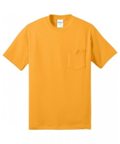 Port & Company - Core Blend Pocket Tee. Pc55p Gold $8.53 T-Shirts