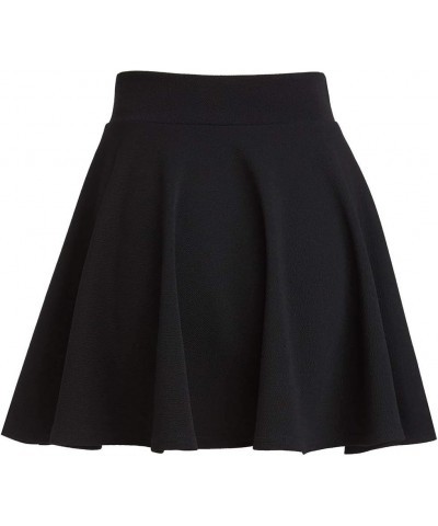 Womens Skirt XXS-6XL Plus Size Super Stretchy Elastic Waist Skirts Mini Black $13.67 Skirts