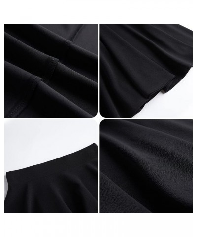 Womens Skirt XXS-6XL Plus Size Super Stretchy Elastic Waist Skirts Mini Black $13.67 Skirts