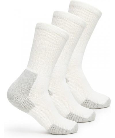 Men's 1Pair Xj Max Cushion Crew Running Socks White (3 Pairs) $13.43 Socks