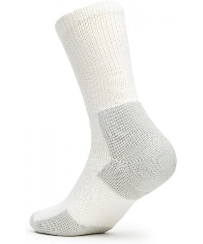 Men's 1Pair Xj Max Cushion Crew Running Socks White (3 Pairs) $13.43 Socks