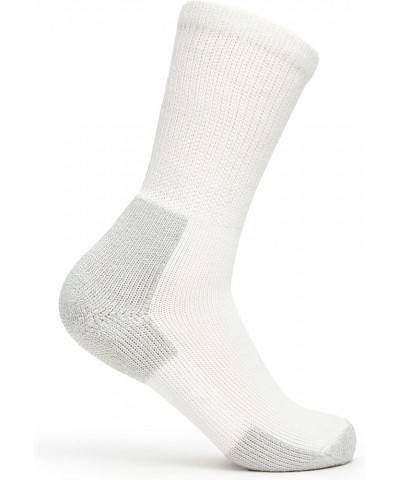 Men's 1Pair Xj Max Cushion Crew Running Socks White (3 Pairs) $13.43 Socks