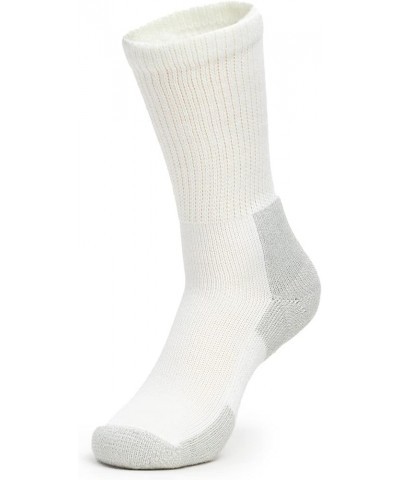 Men's 1Pair Xj Max Cushion Crew Running Socks White (3 Pairs) $13.43 Socks