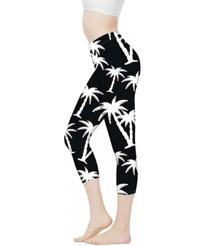 Leggings Women's Workout Sports Legging XS-3X Butt Lift Pants Activewear Compression Fabric Gym Fitness Palm Trees $10.00 Act...