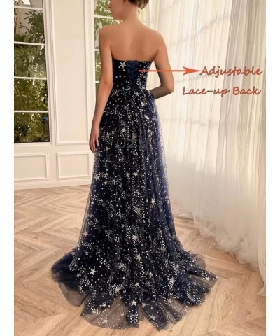 Sparkly Starry Tulle Homecoming Dresses for Teens Short Sleeveless Formal Prom Party Gowns Blush-long Style $24.20 Dresses