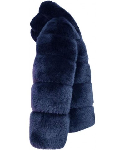 Red Winter Coat Women Long Thick Jacket Hooded Warm Jacket Women Faux Faux Mink Winter Women's Faux Fur Jackets Navy $30.68 C...