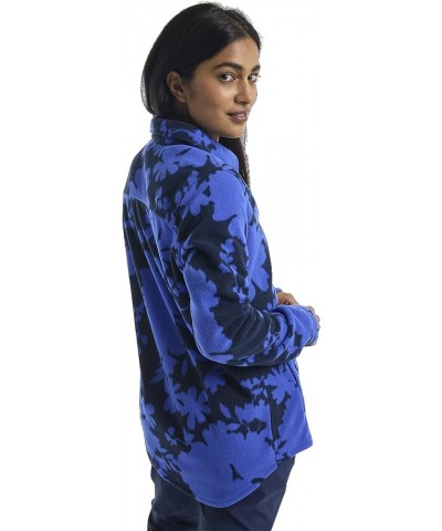 Women's Hearth Snap-up Fleece Shirt X-Small Amparo Blue Camellia $46.20 Jackets