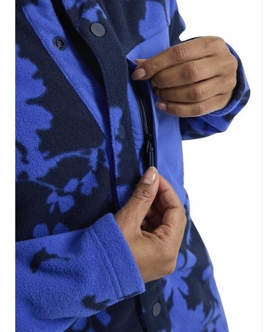 Women's Hearth Snap-up Fleece Shirt X-Small Amparo Blue Camellia $46.20 Jackets