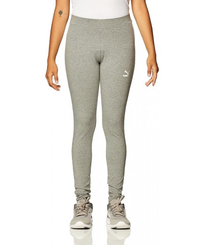 Women's Athletic Logo Tights Leggings (Available in Plus Sizes) Medium Gray Heather $18.29 Activewear