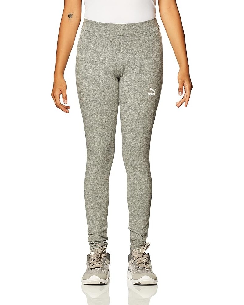 Women's Athletic Logo Tights Leggings (Available in Plus Sizes) Medium Gray Heather $18.29 Activewear