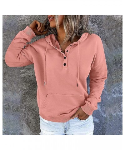 Women's Oversized Sweatshirt Button Down Hoodies for Women Long Sleeve Pullover Drawstring Y2k Hoodie Sweater A1 $13.46 Hoodi...