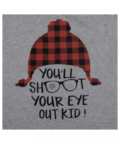 Plus Size Christmas T Shirts Women You Will Shoot Your Eye Out Shirts 3/4 Raglan Sleeve Funny Xmas Saying Tee Tops Red $14.72...