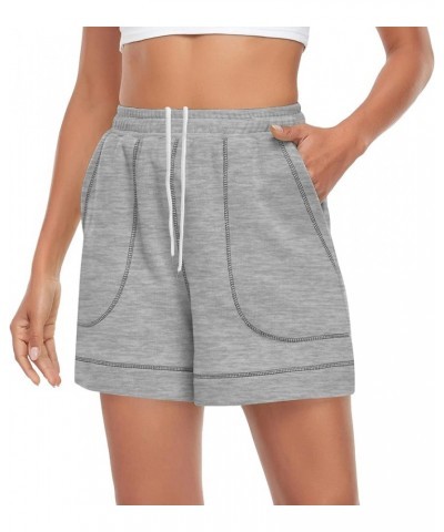 Women's Sweat Shorts for Women Summer Casual High Waisted Athletic Shorts with Pockets Loose Fit Workout Shorts Grey $10.06 A...