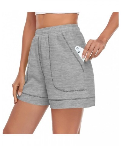 Women's Sweat Shorts for Women Summer Casual High Waisted Athletic Shorts with Pockets Loose Fit Workout Shorts Grey $10.06 A...