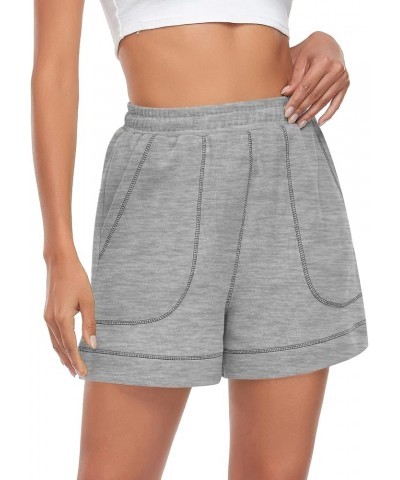 Women's Sweat Shorts for Women Summer Casual High Waisted Athletic Shorts with Pockets Loose Fit Workout Shorts Grey $10.06 A...