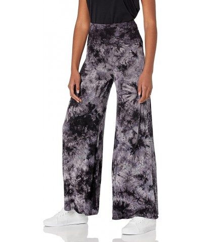 MBJ Women's Casual Comfy Solid/Tie Dye Wide Leg Palazzo Lounge Pants (XS~5XL) Wb1060_black $11.14 Pants