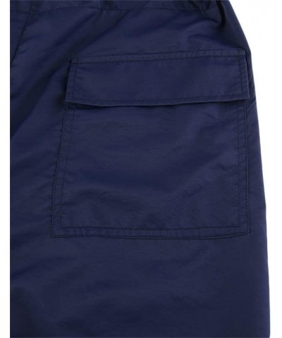 Drawstring Cargo Baggy Pants for Women Low Waist Wide Leg Jeans Loose Casual Trousers 2000S Streetwear C-navy Blue 2 $11.39 J...