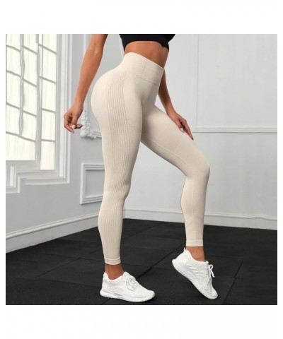 Women Seamless Leggings Smile Contour Booty High Waisted Workout Yoga Pants Scrunch Butt Gym Seamless Booty Tight Z06-white $...