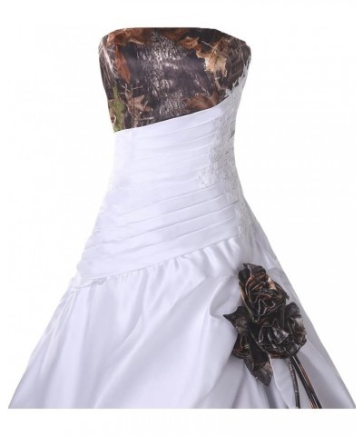 Lace and Camo Wedding Dresses Ball Reception Quinceanera Gowns Light Sky Blue $46.40 Dresses