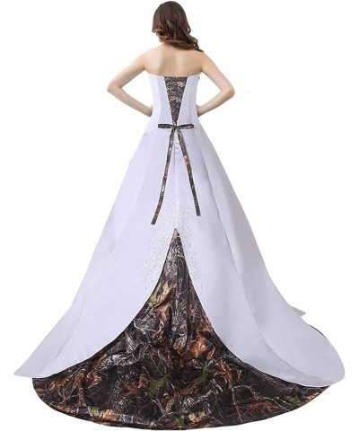 Lace and Camo Wedding Dresses Ball Reception Quinceanera Gowns Light Sky Blue $46.40 Dresses