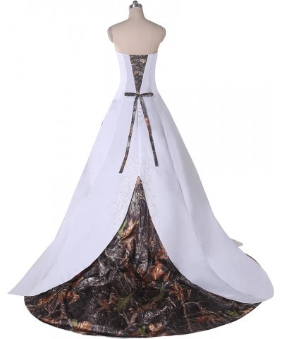 Lace and Camo Wedding Dresses Ball Reception Quinceanera Gowns Light Sky Blue $46.40 Dresses