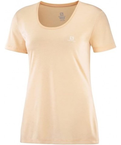 Women's T-Shirt (Short Sleeve) Almond Cream $17.53 T-Shirts