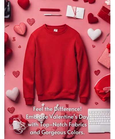 Womens Valentine's Day Sweatshirt Love Heart Valentines Long Sleeve Athletic Heather $17.00 Hoodies & Sweatshirts