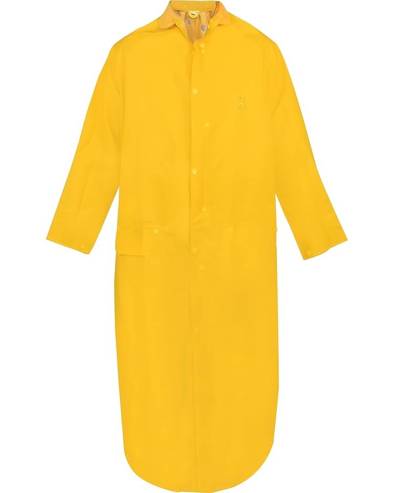 9221FR Flame Retardant Rain Jacket Riding Coat with Detachable Hood and Vented Back Medium Yellow $11.89 Others