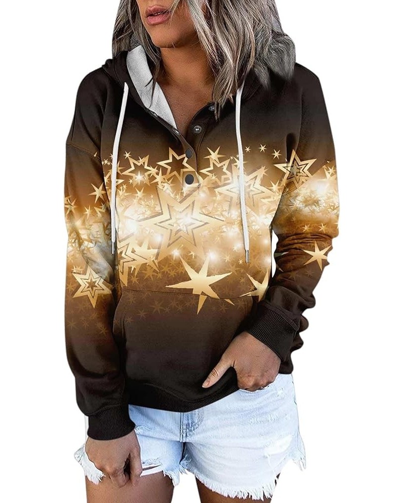 Christmas Costumes For Women 2023 Ugly Funny Christmas Graphic Button Down Drawstring Hooded Pullover Sweatshirts With Pocket...