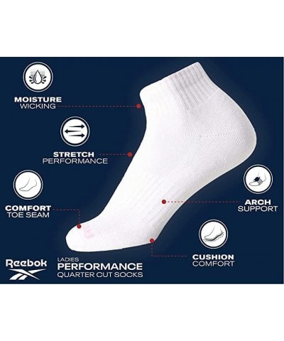 Women's Athletic Socks - Performance Low Cut Socks (12 Pack) Grey/Black/White $11.39 Activewear