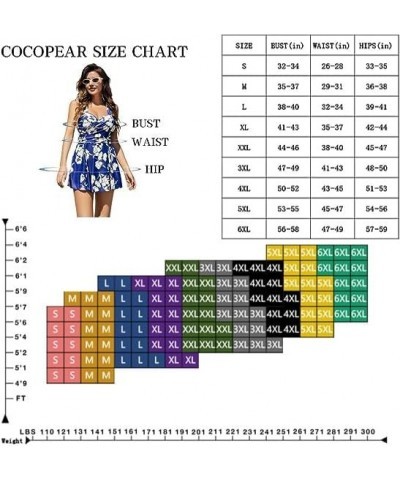 Women's Elegant Crossover One Piece Swimdress Floral Skirted Swimsuit Floral 37 $17.20 Swimsuits