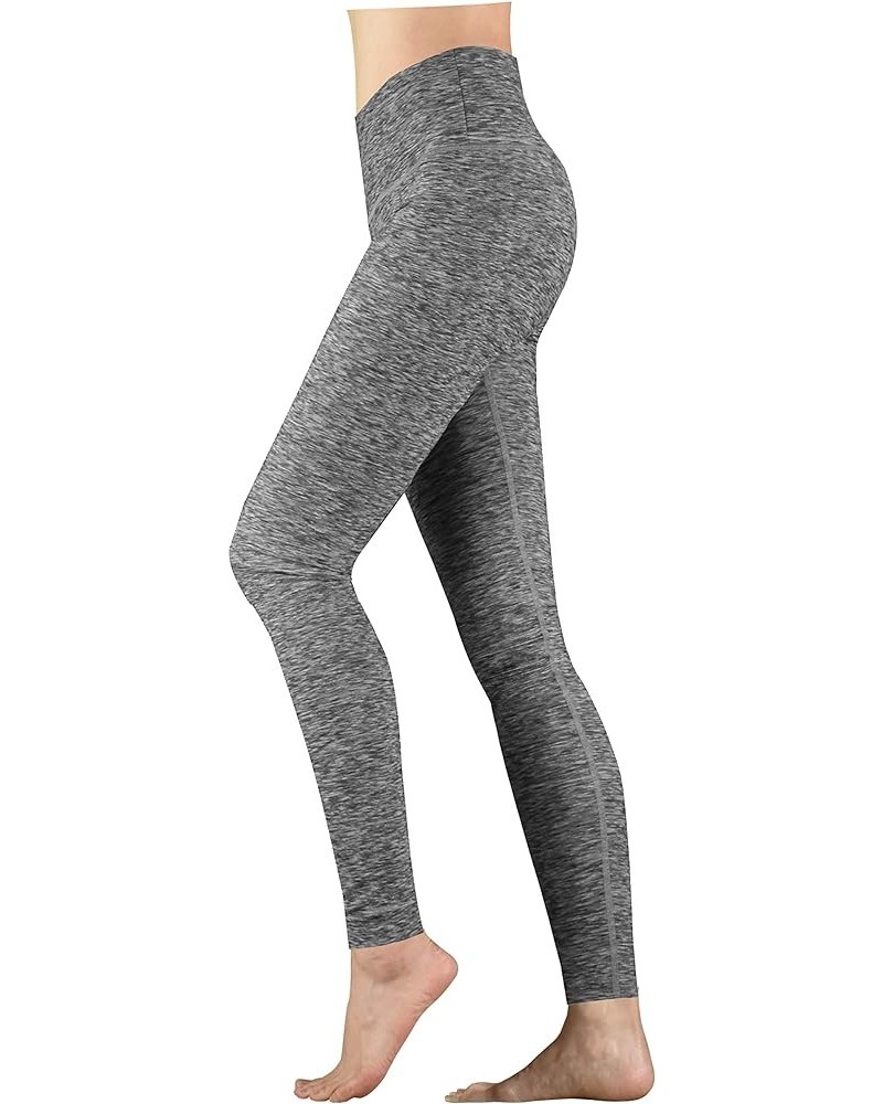 Fleece Lined High Waist Pocket Winter Warm Leggings - Tummy Control Workout 4 Way Stretch Flexible Tights L81905-mard Black $...