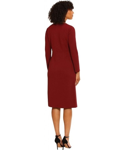 Women's V-Neck Midi with Side Skirt Buttons Detail Zinfandel $22.50 Skirts